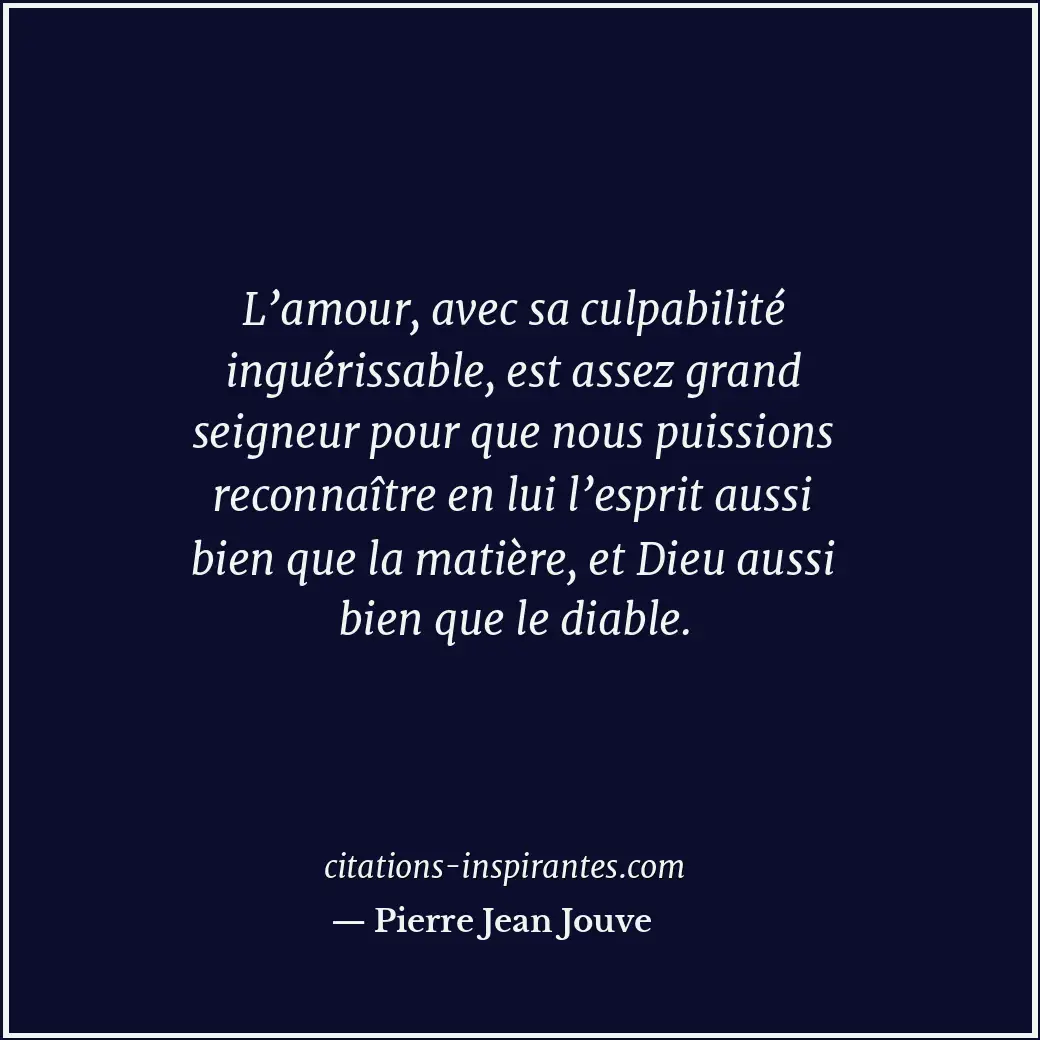 Citation de Pierre Jean Jouve
