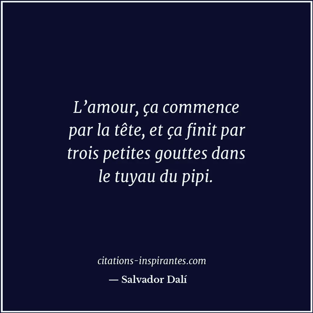 Citation de Salvador Dalí
