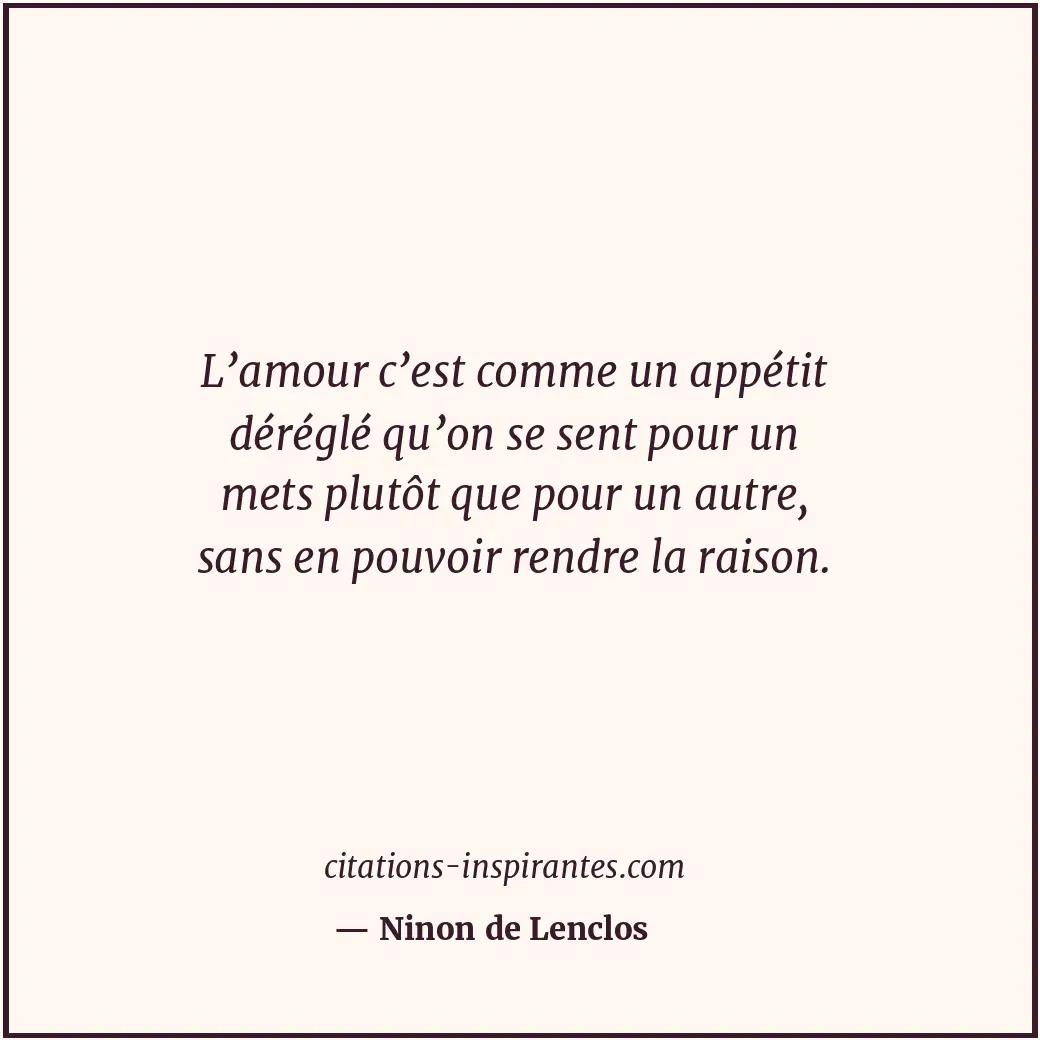 Citation de Ninon de Lenclos