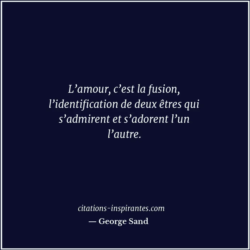 Citation de George Sand