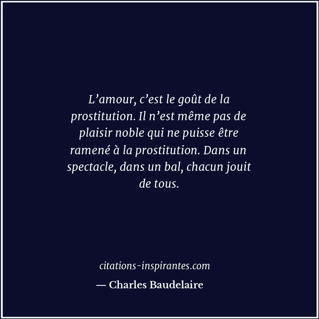 Citation de Charles Baudelaire