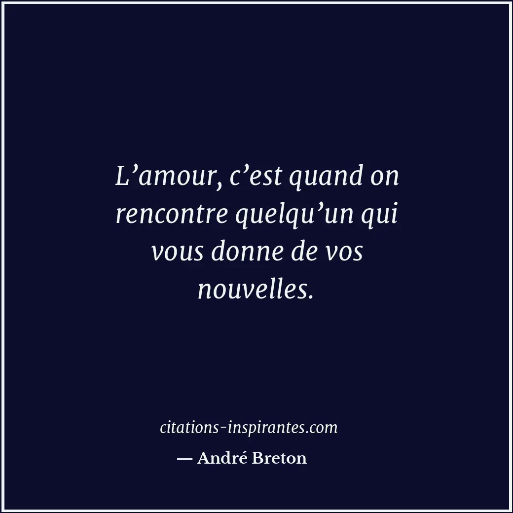Citation de André Breton
