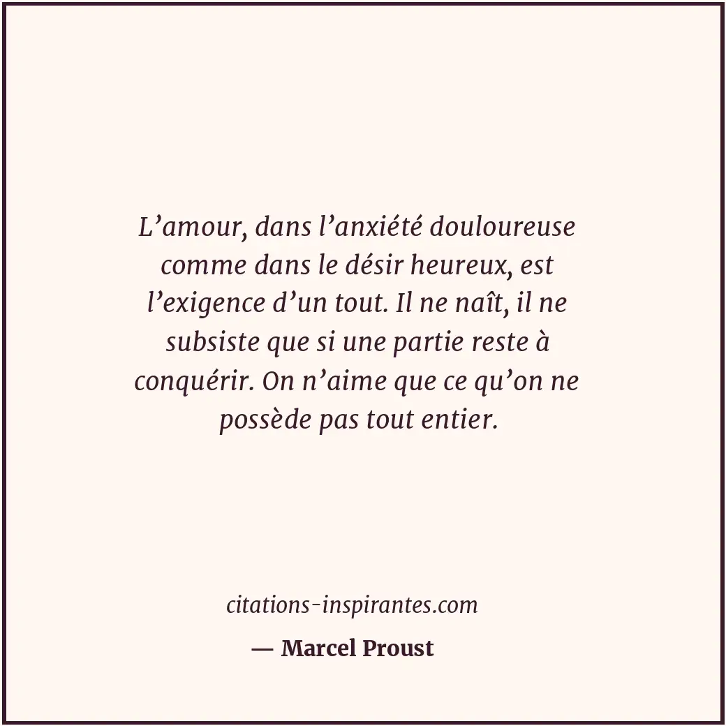 Citation de Marcel Proust