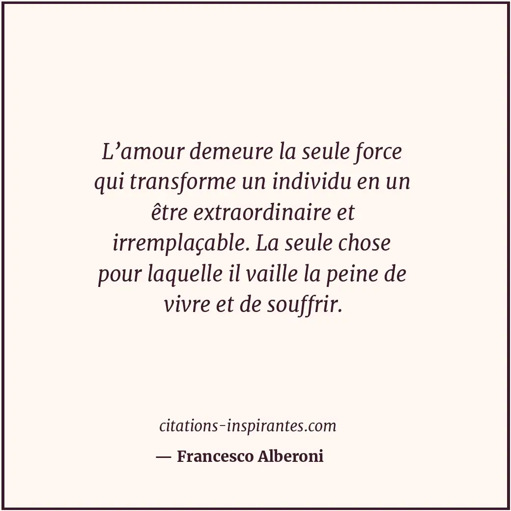Citation de Francesco Alberoni