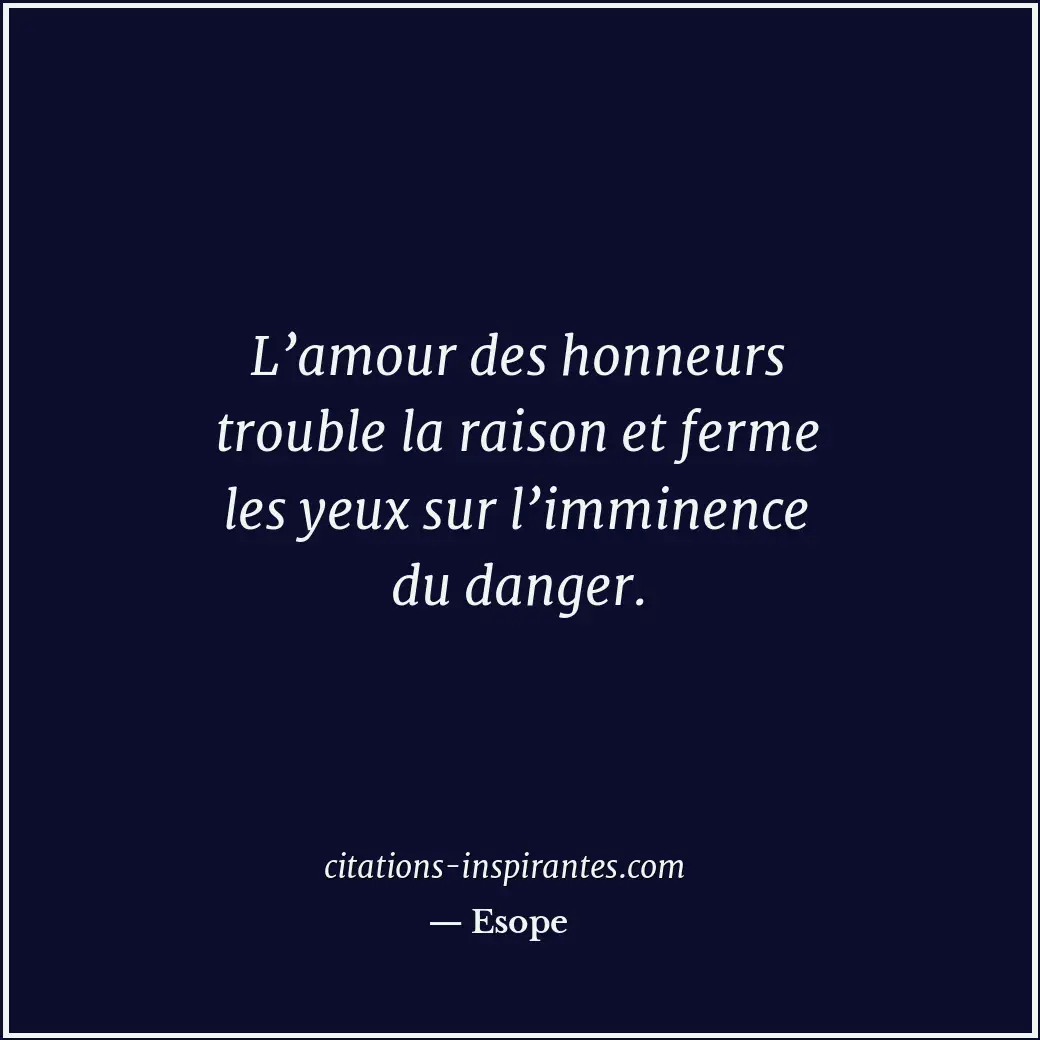 Citation de Esope