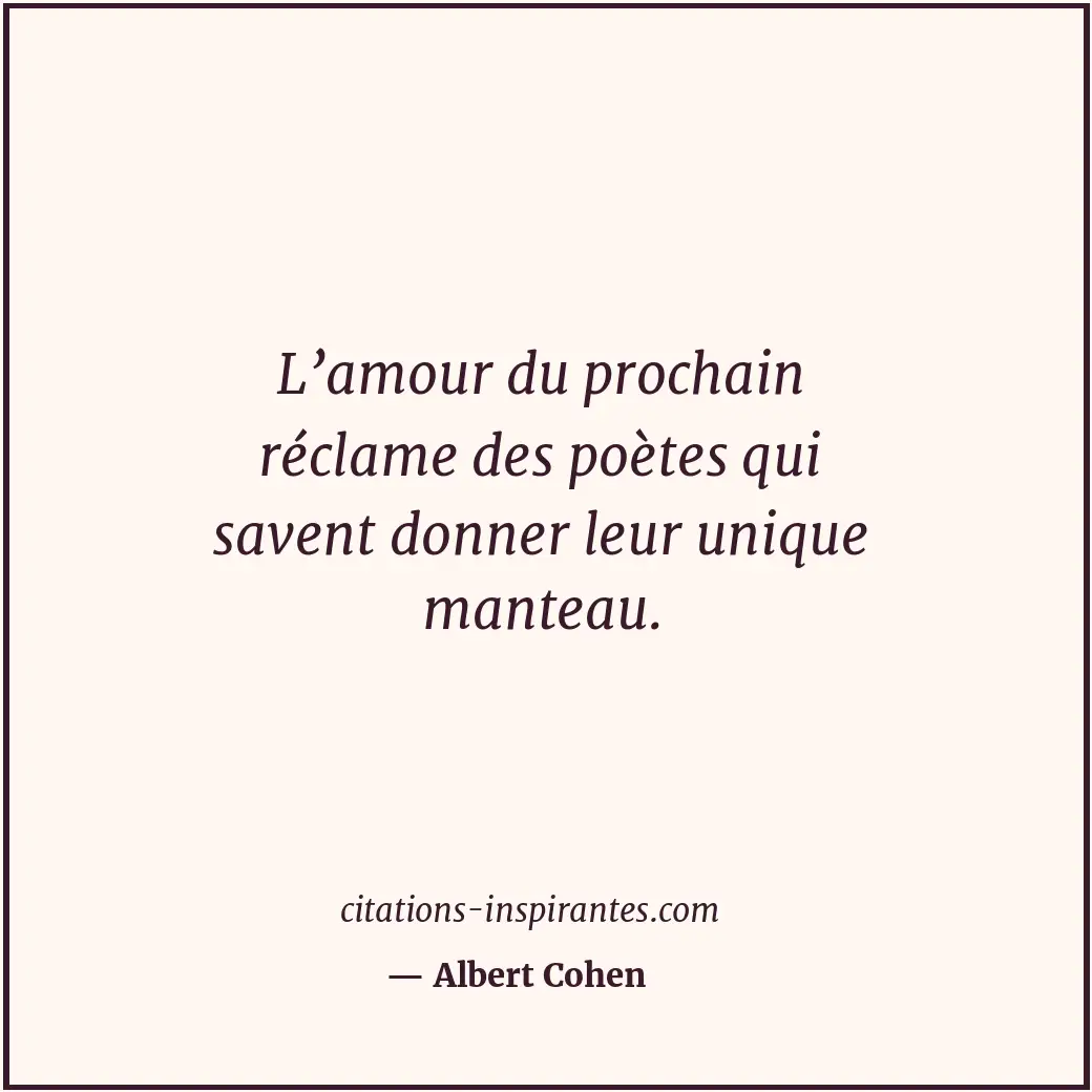 Citation de Albert Cohen