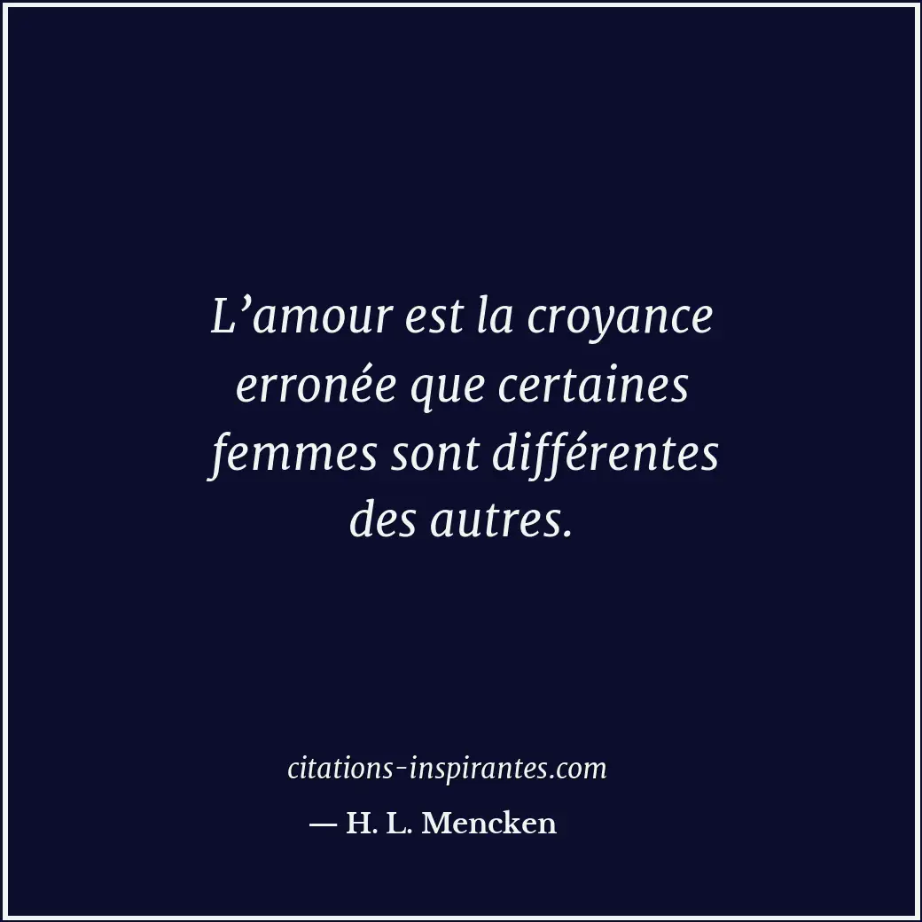 Citation de H. L. Mencken