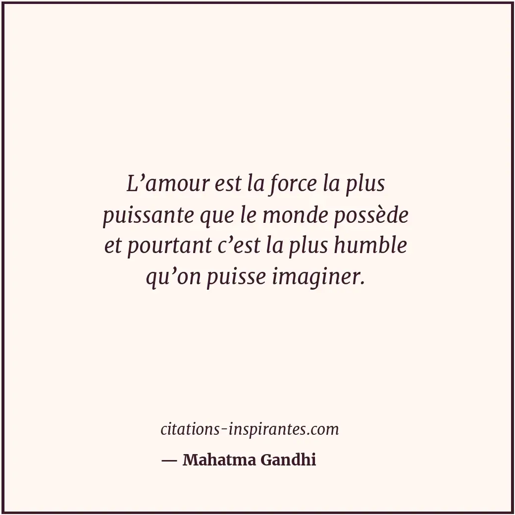 Citation de Mahatma Gandhi