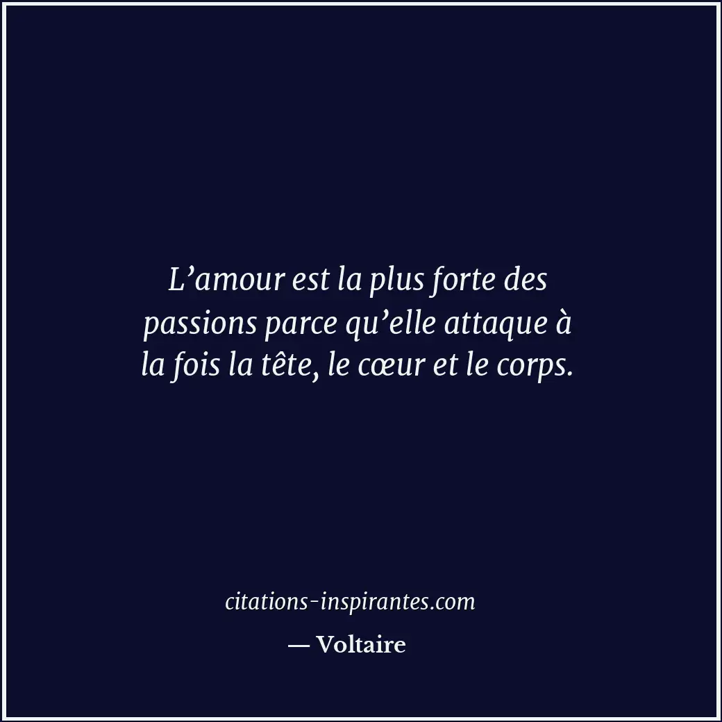 Citation de Voltaire