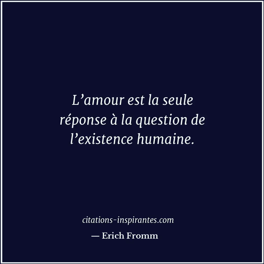 Citation de Erich Fromm