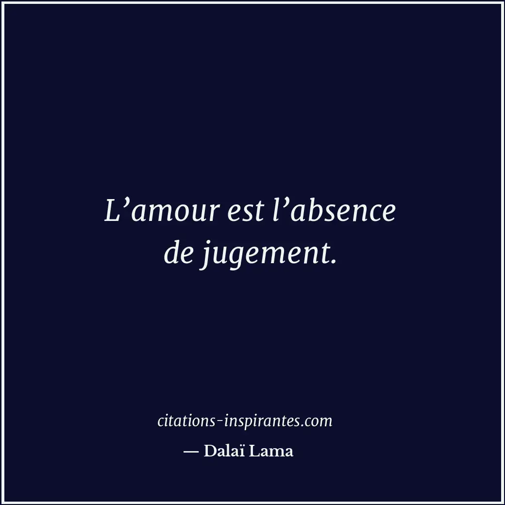 Citation de Dalaï Lama