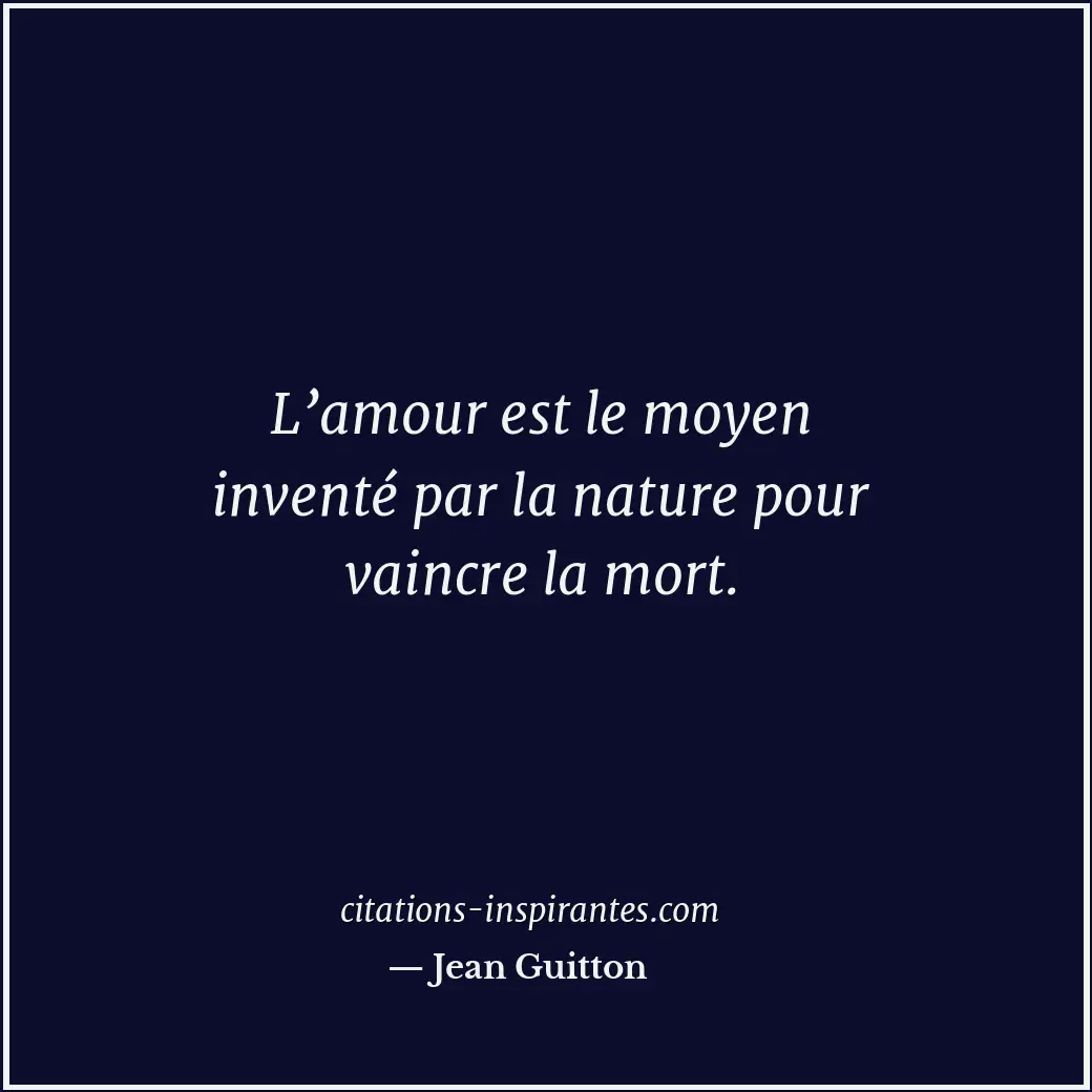 Citation de Jean Guitton