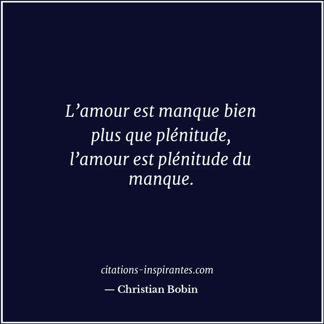 Citation de Christian Bobin