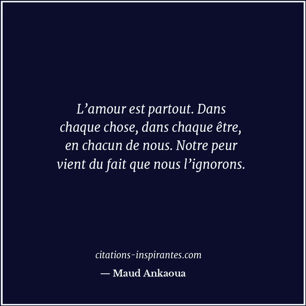 Citation de Maud Ankaoua