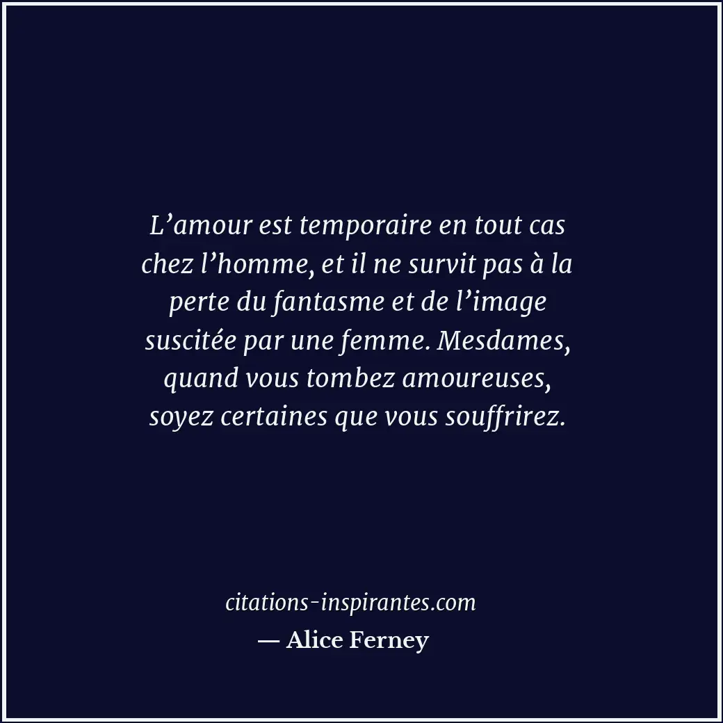 Citation de Alice Ferney
