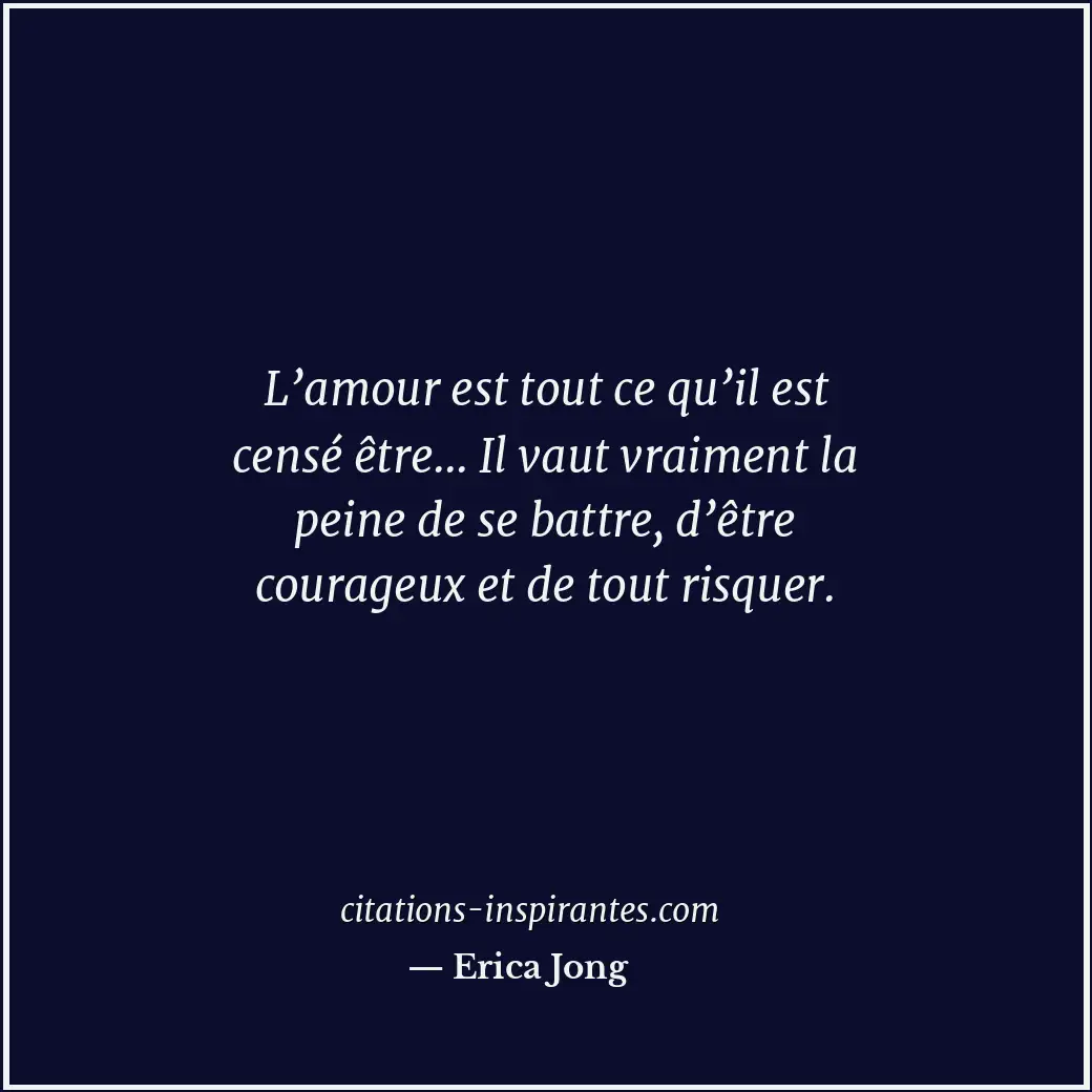 Citation de Erica Jong