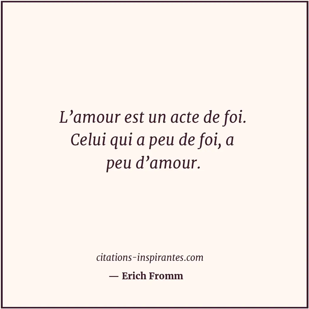 Citation de Erich Fromm