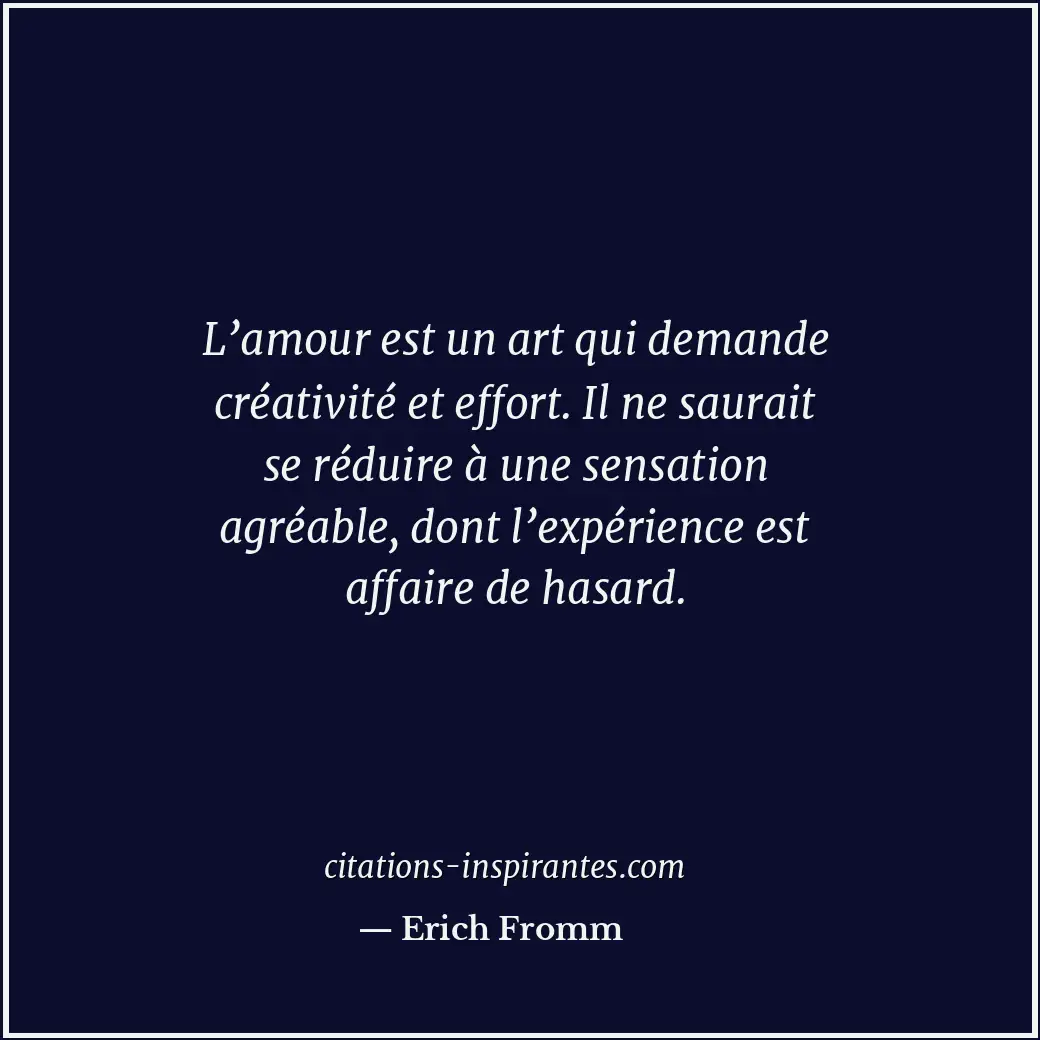 Citation de Erich Fromm