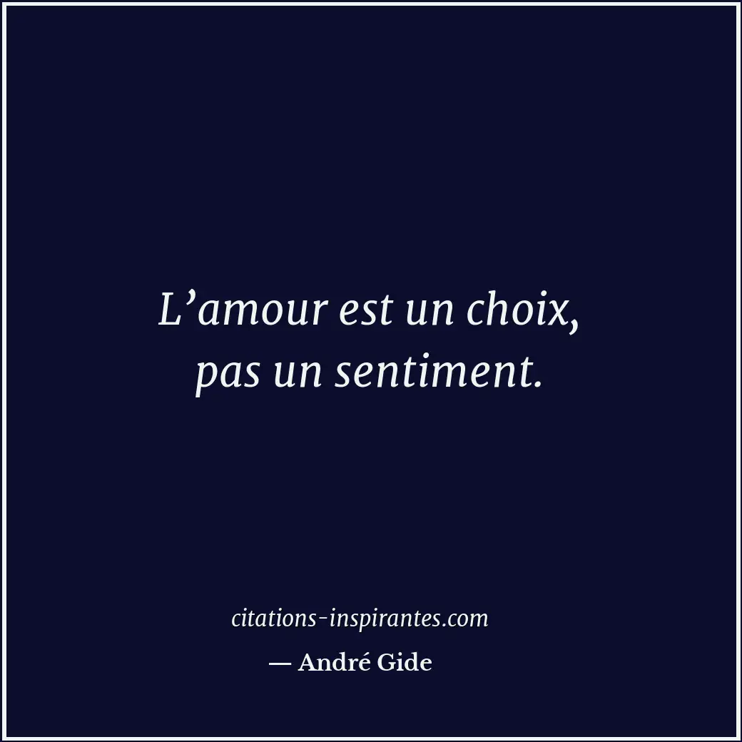 Citation de André Gide
