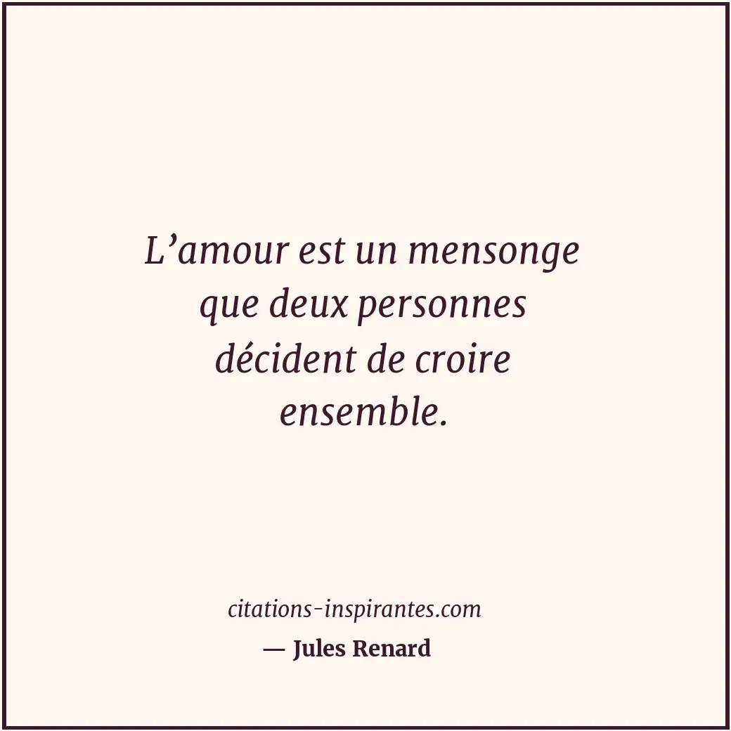 Citation de Jules Renard