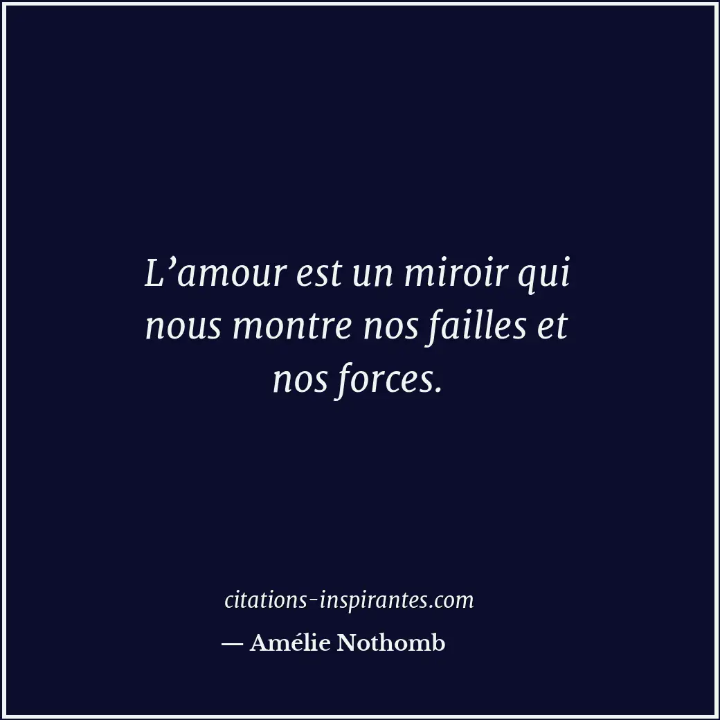 Citation de Amélie Nothomb