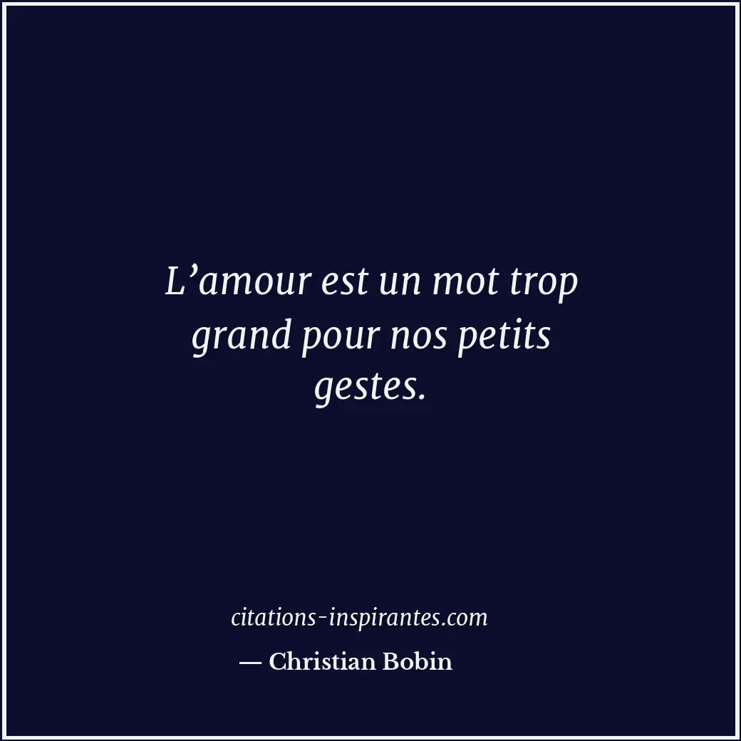 Citation de Christian Bobin