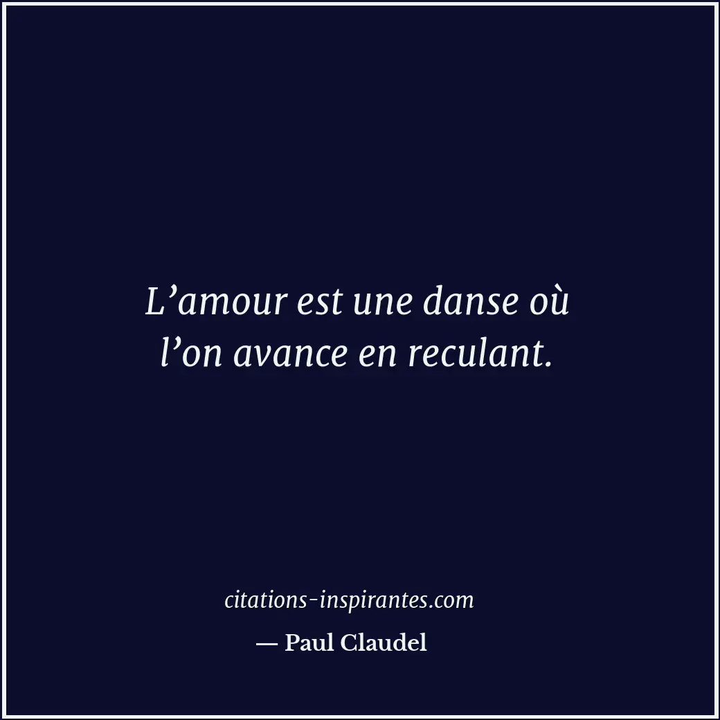 Citation de Paul Claudel