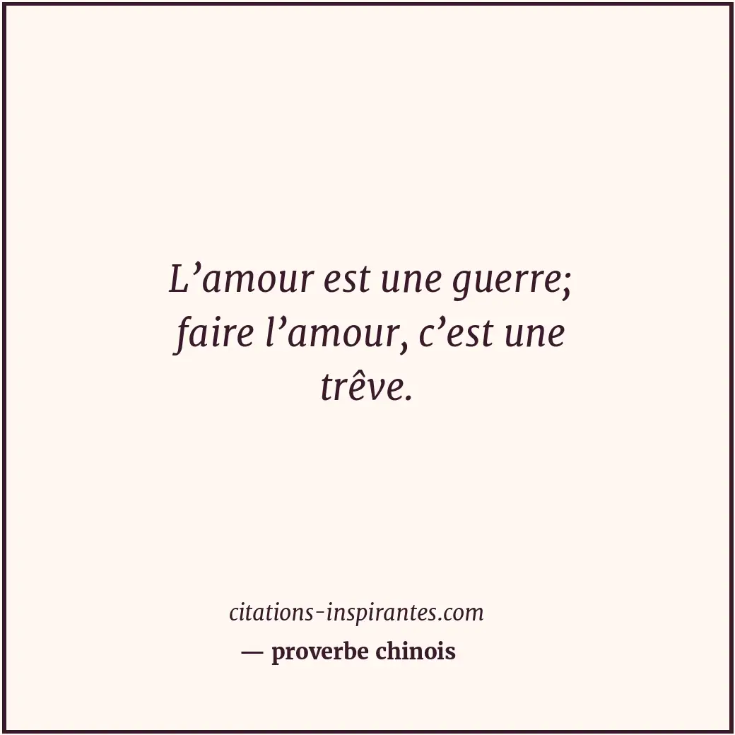 Citation de proverbe chinois