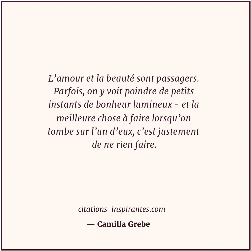 Citation de Camilla Grebe