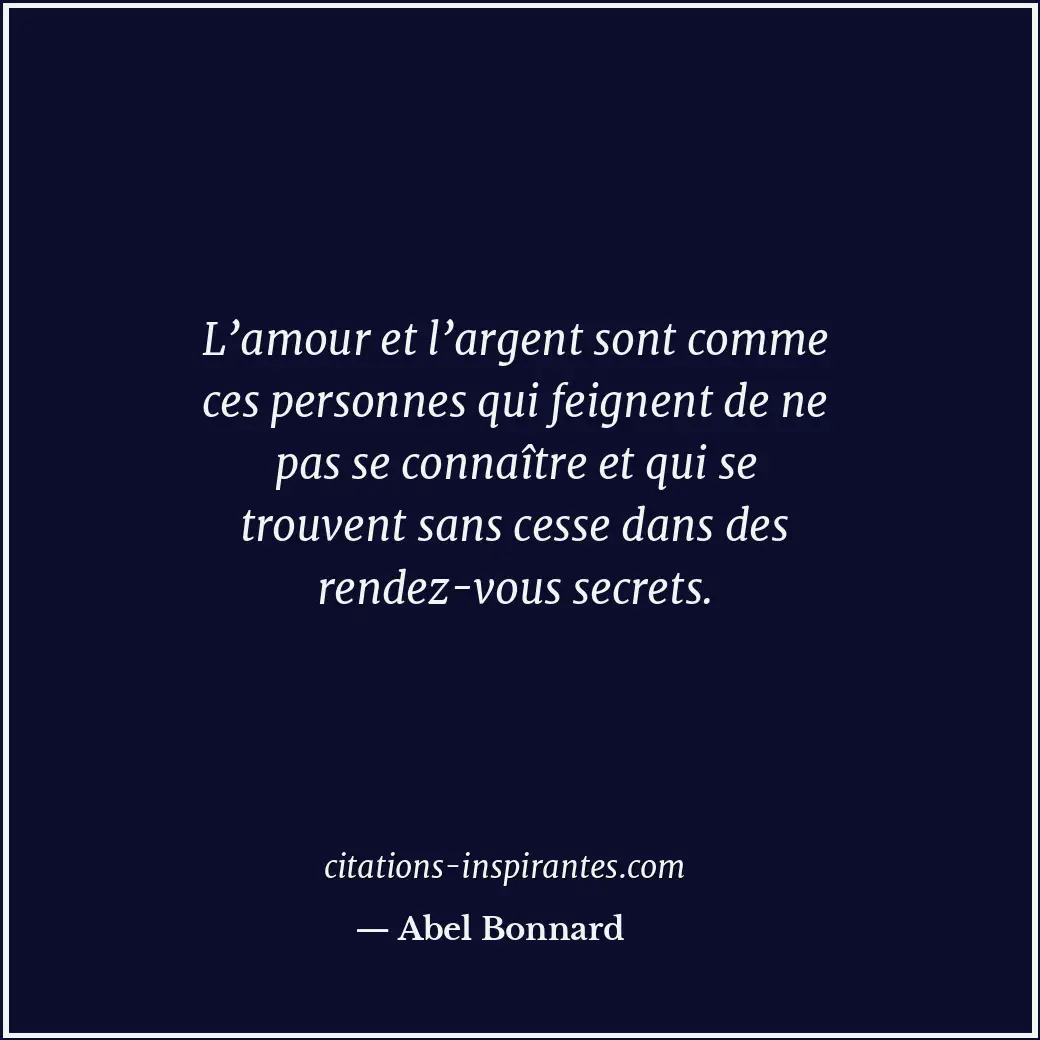 Citation de Abel Bonnard