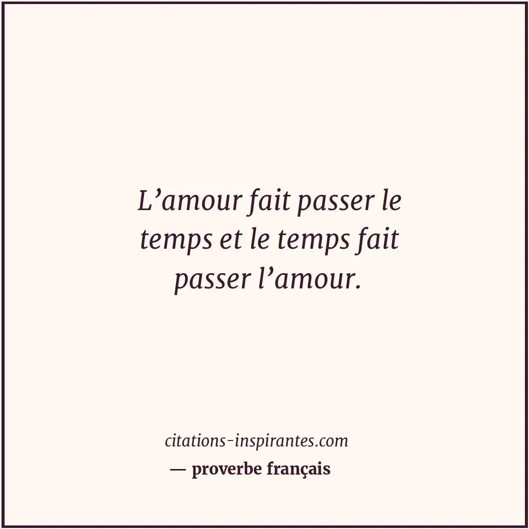 Citation de proverbe français