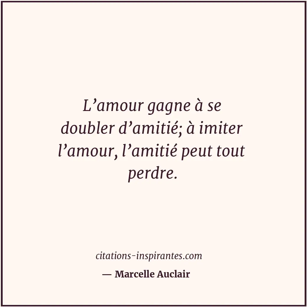 Citation de Marcelle Auclair