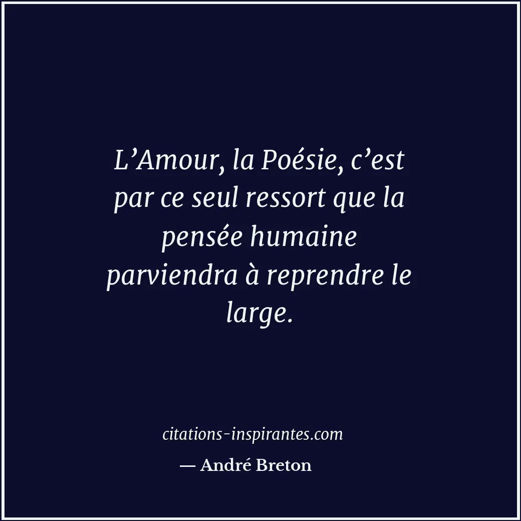 Citation de André Breton