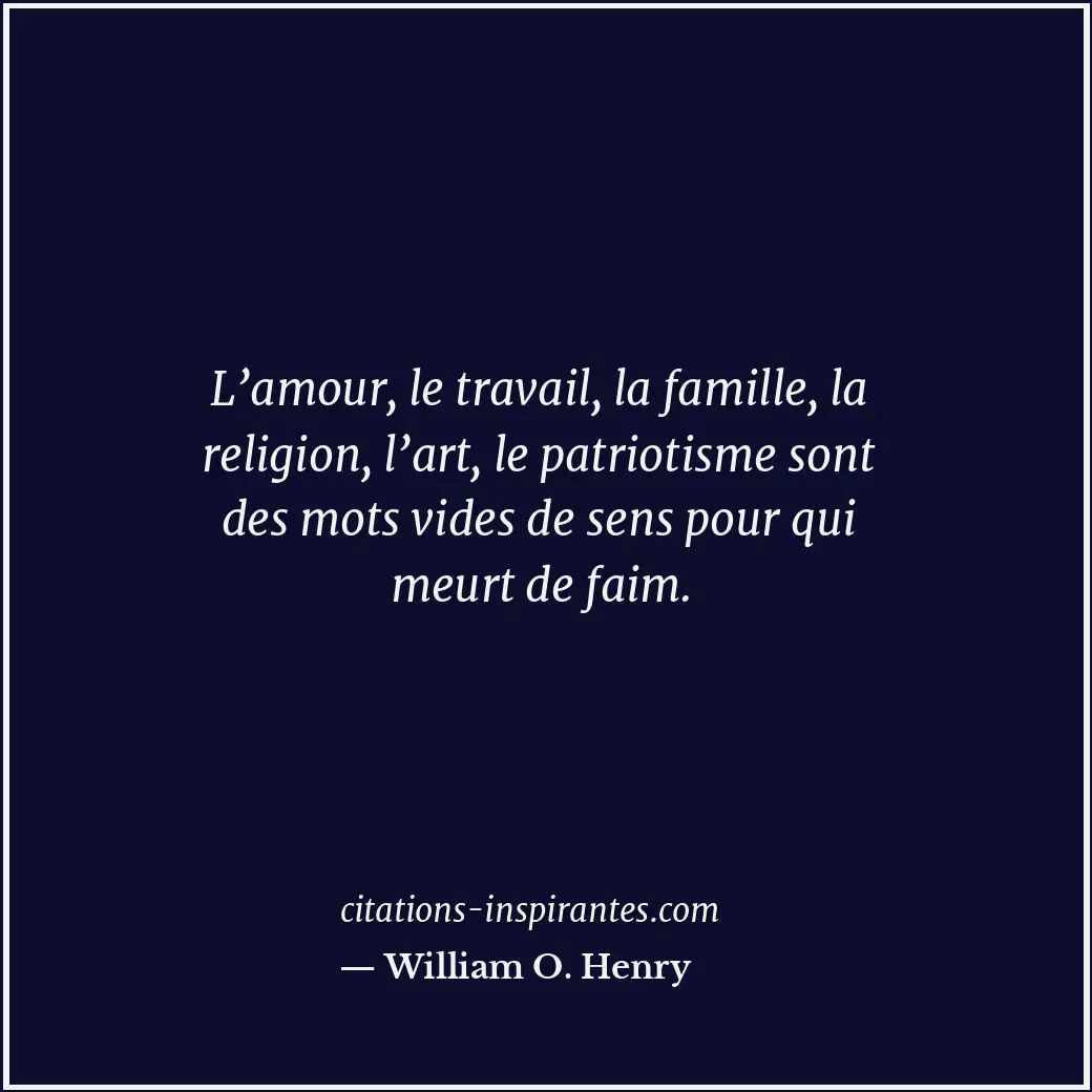 Citation de William O. Henry