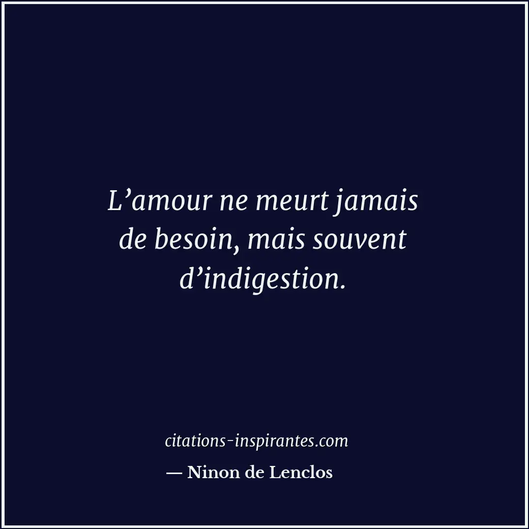 Citation de Ninon de Lenclos