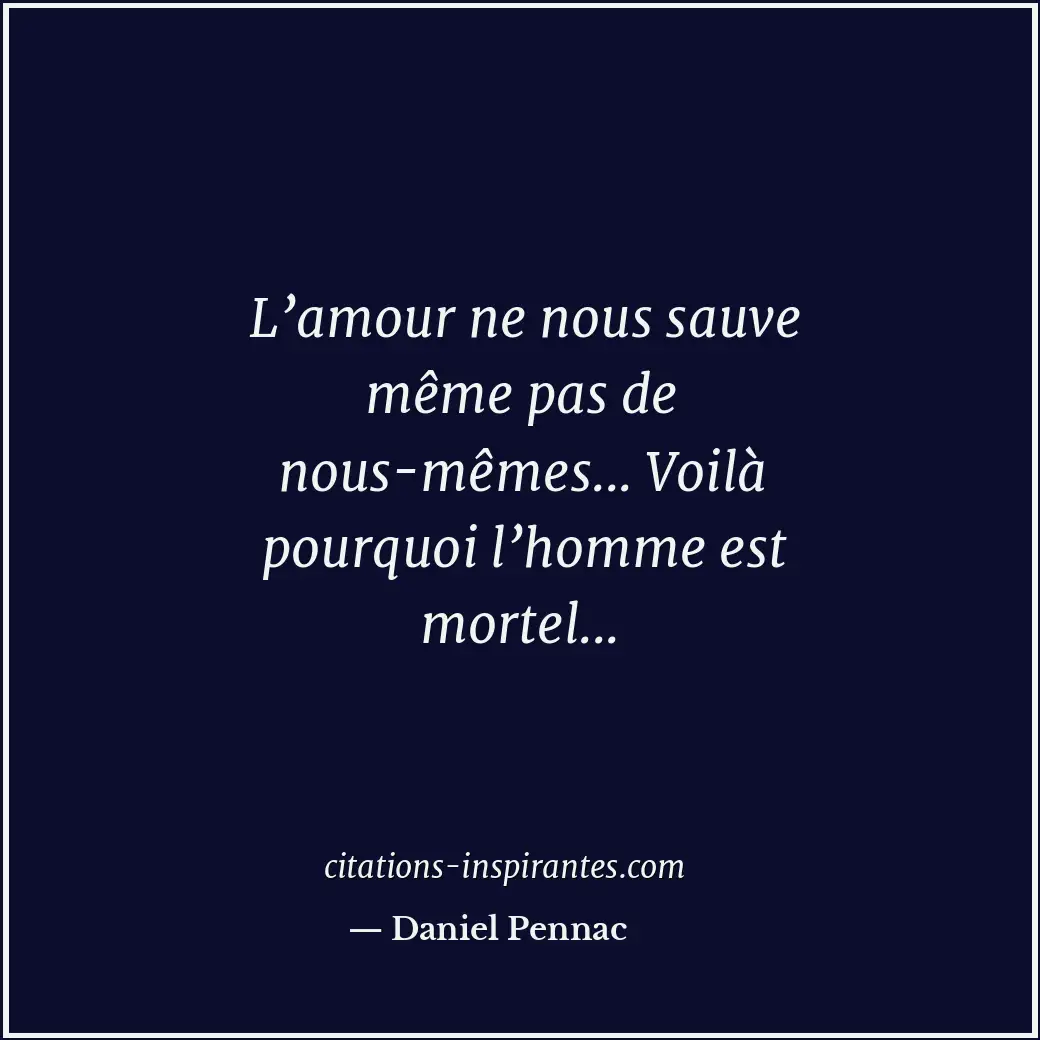 Citation de Daniel Pennac