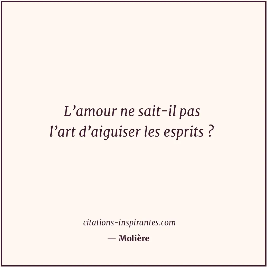 Citation de Molière