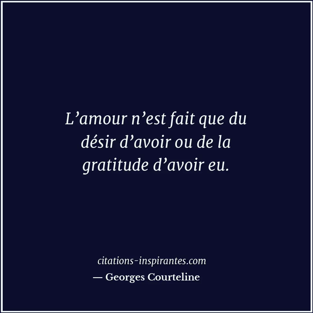 Citation de Georges Courteline