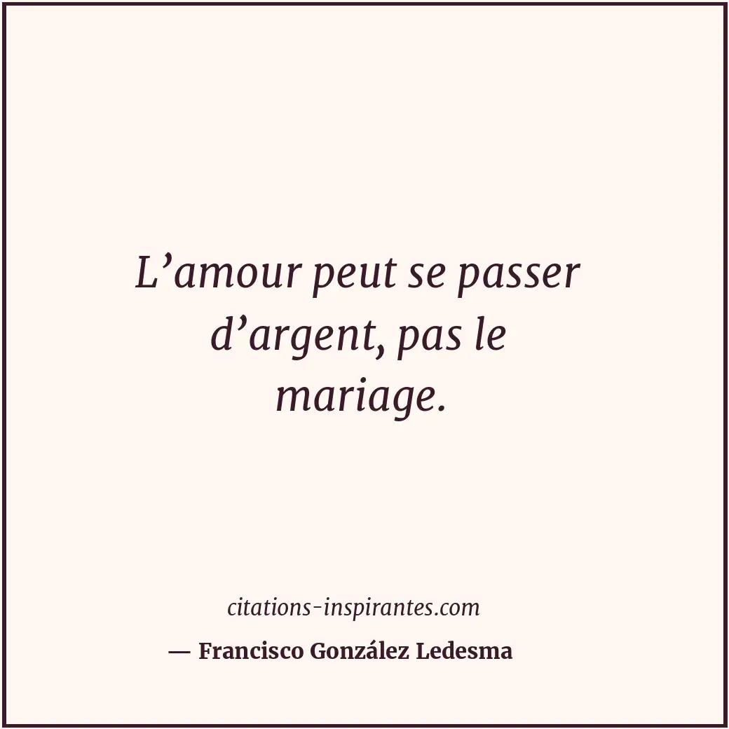 Citation de Francisco González Ledesma
