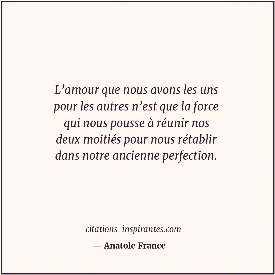 Citation de Anatole France