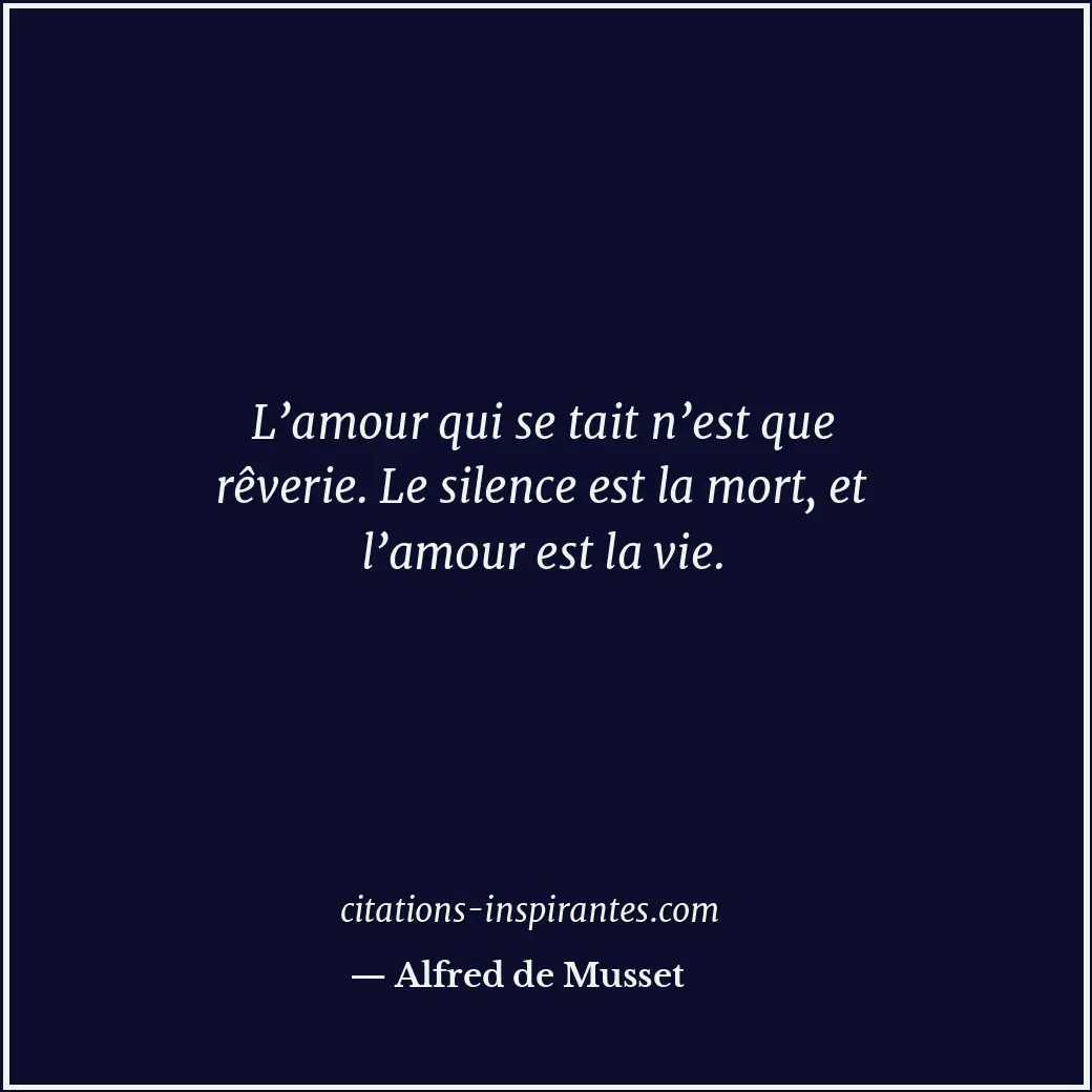 Citation de Alfred de Musset