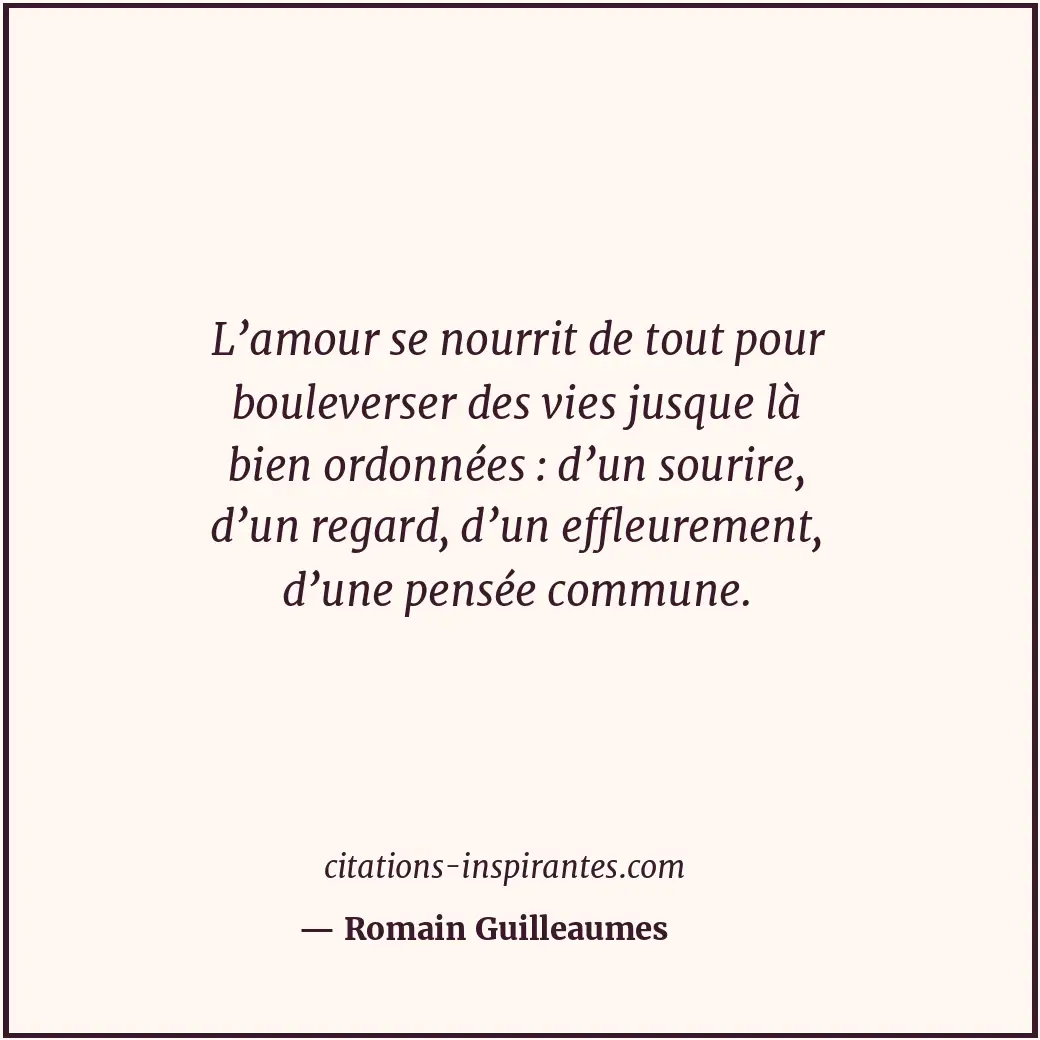 Citation de Romain Guilleaumes