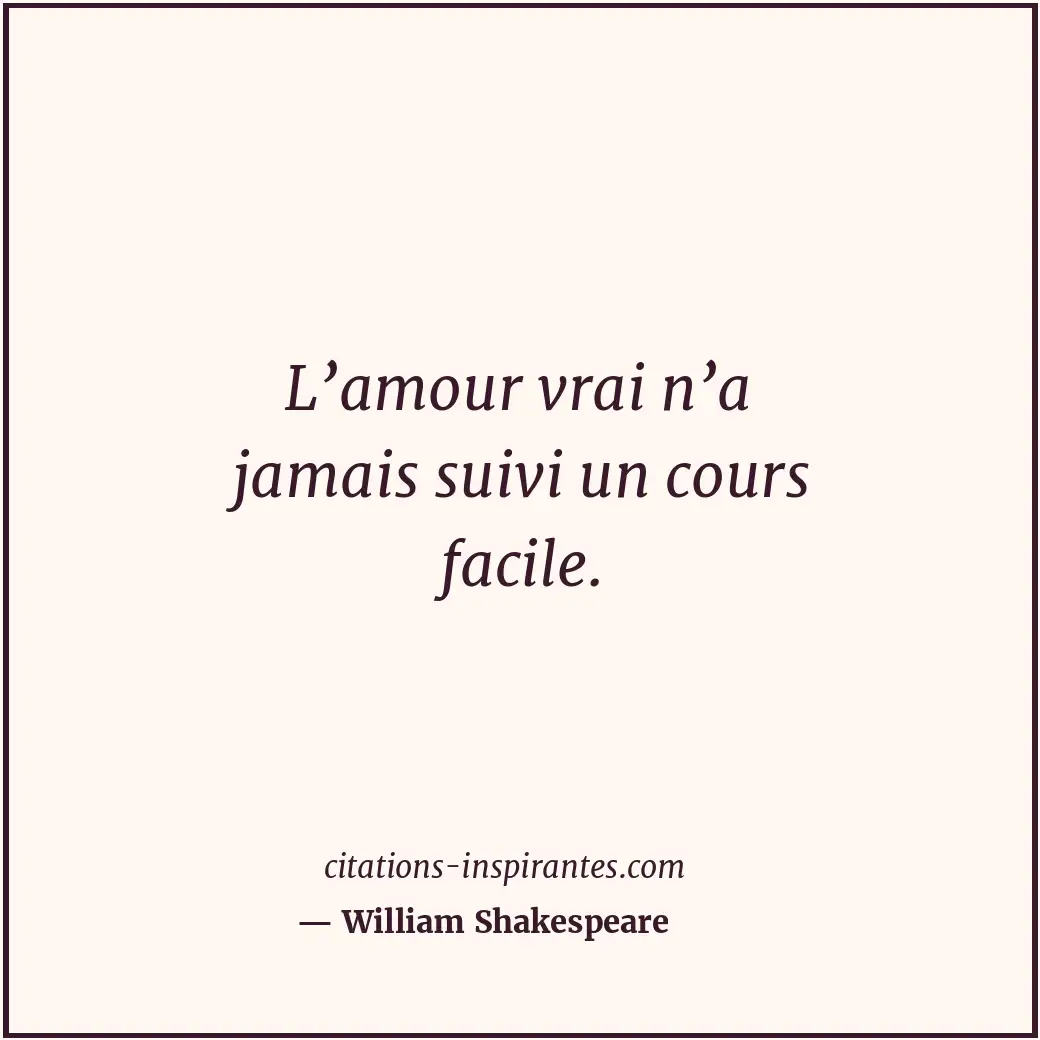 Citation de William Shakespeare