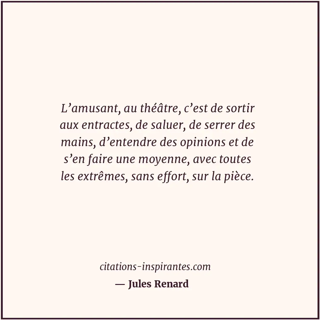Citation de Jules Renard