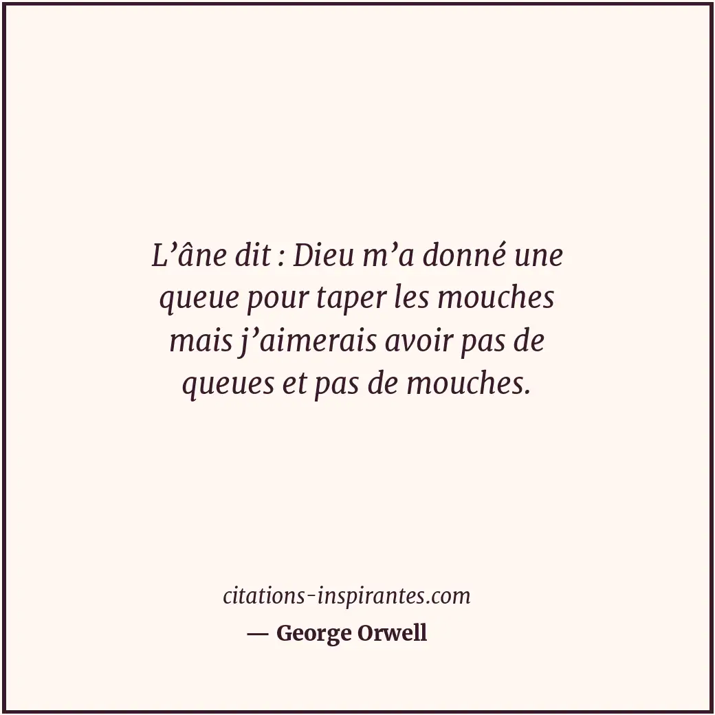 Citation de George Orwell