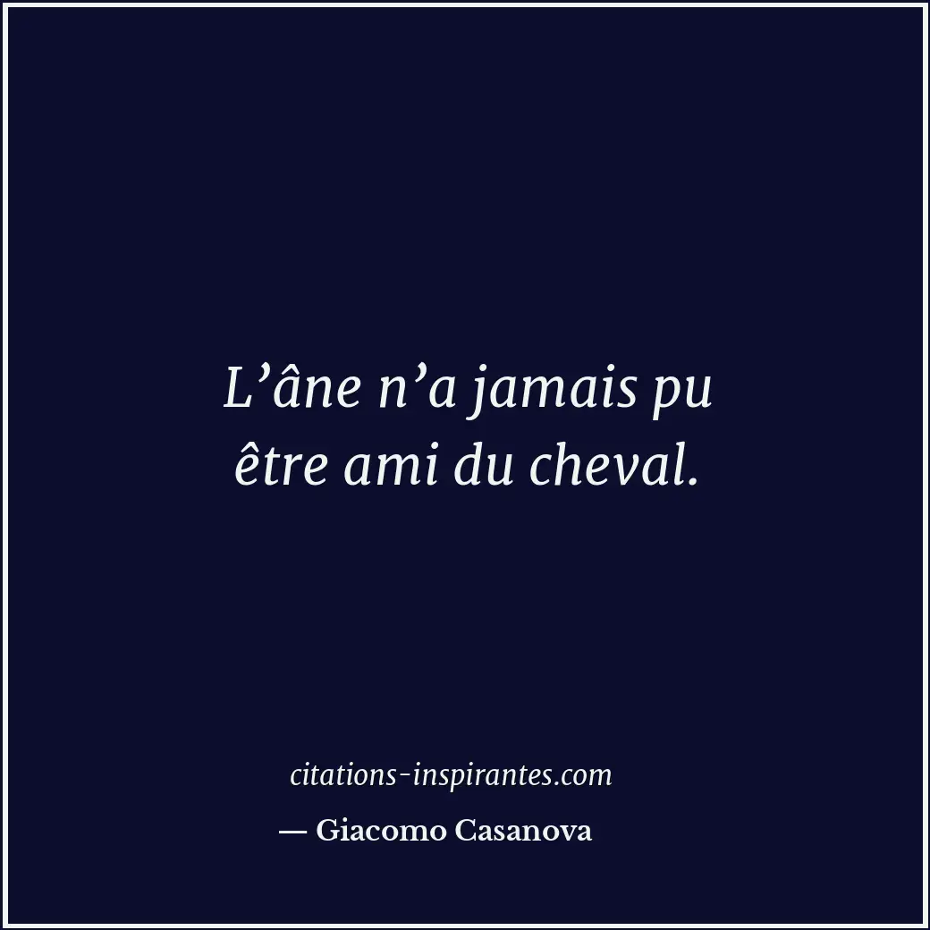 Citation de Giacomo Casanova
