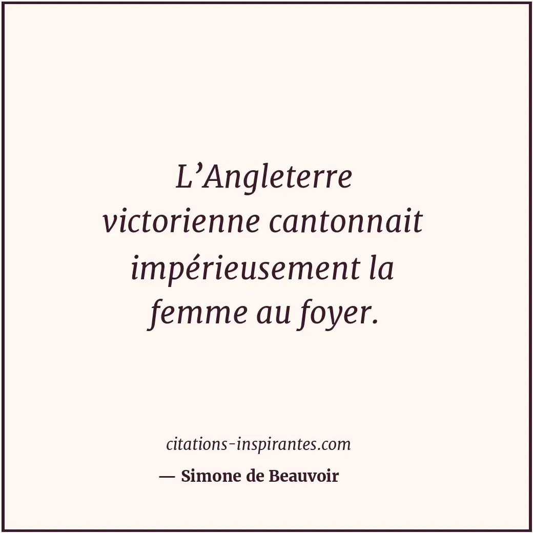 Citation de Simone de Beauvoir