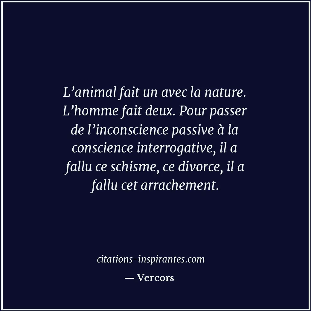 Citation de Vercors