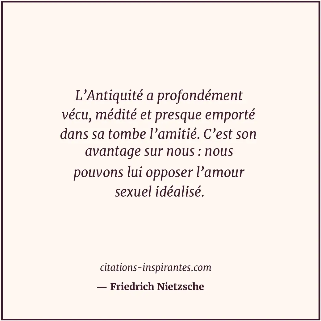 Citation de Friedrich Nietzsche
