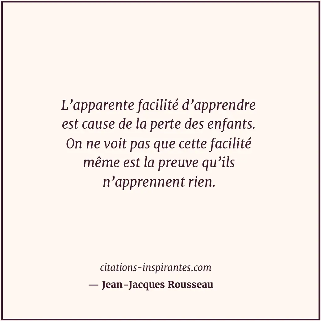 Citation de Jean-Jacques Rousseau